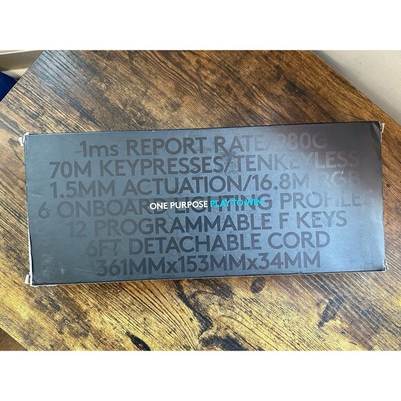 Logitech G PRO Mechanical Gaming Keyboard Portable Tenkeyless RGB Backlit Keys - Picture 5 of 8